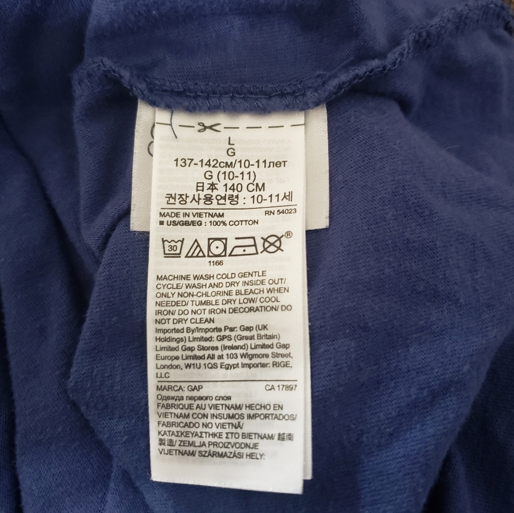 GAP Kids Scooby Doo Glow in the Dark Long Sleeve Shirt Size Large Boys - Picture 4 of 10